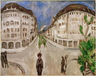 Street by the City Park Schöneberg